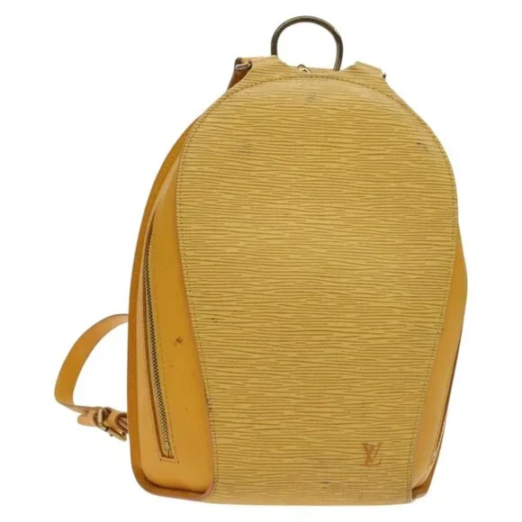 LOUIS VUITTON Epi Mabillon Backpack Yellow - Picture 1 of 16